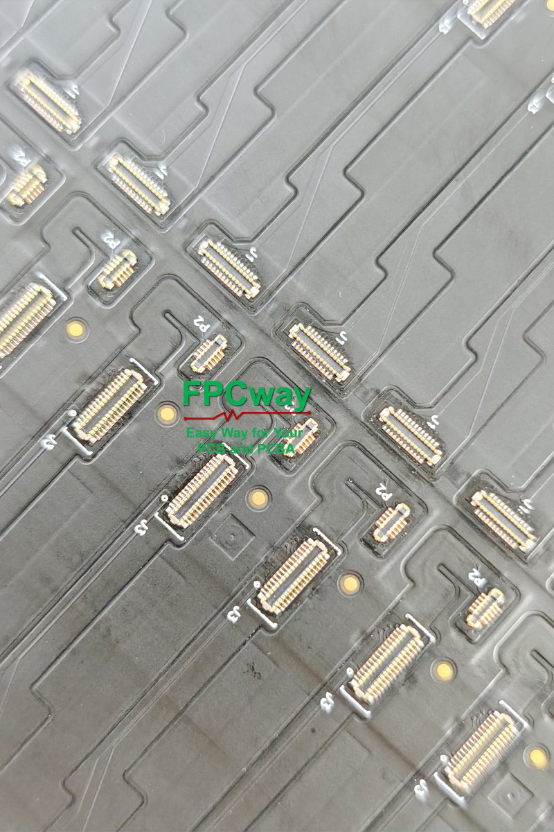 daisy_fpcway's tweet photo. A protective film is formed and then applied around the etched lines to help the low-flow adhesive create a seal. However, this method is not suitable for rigid-flex board manufacturing.#FPCway #flexPCB #flex #fpc #rigid-flex #fpcway.com https://t.co/vsCS40PBwI