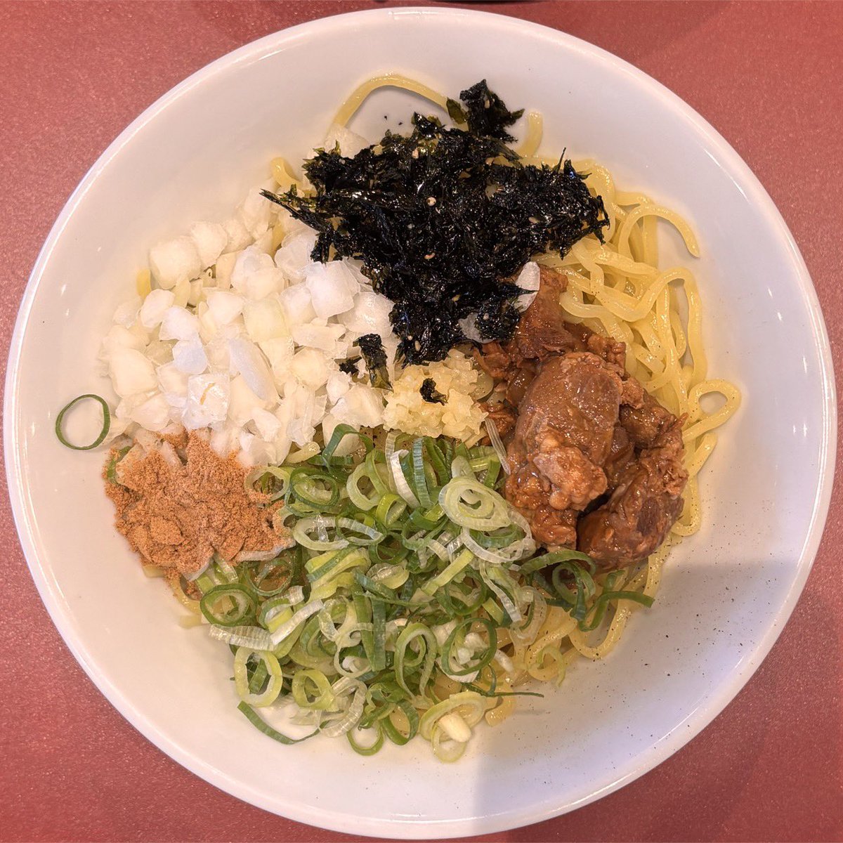 statstat_0's tweet photo. これが7月1日にオープンした丸源ラーメン岡山青江店の油そばだ

#岡山ラーメン　@marugen_ramen_ https://t.co/1wSGtnAcl1