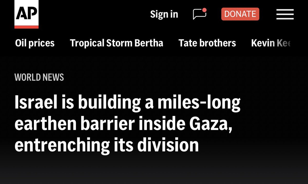 AssalRad's tweet photo. What a weird way of saying, “Israel is ethnically cleansing Gaza and stealing more land.” https://t.co/WSUvjPXCts
