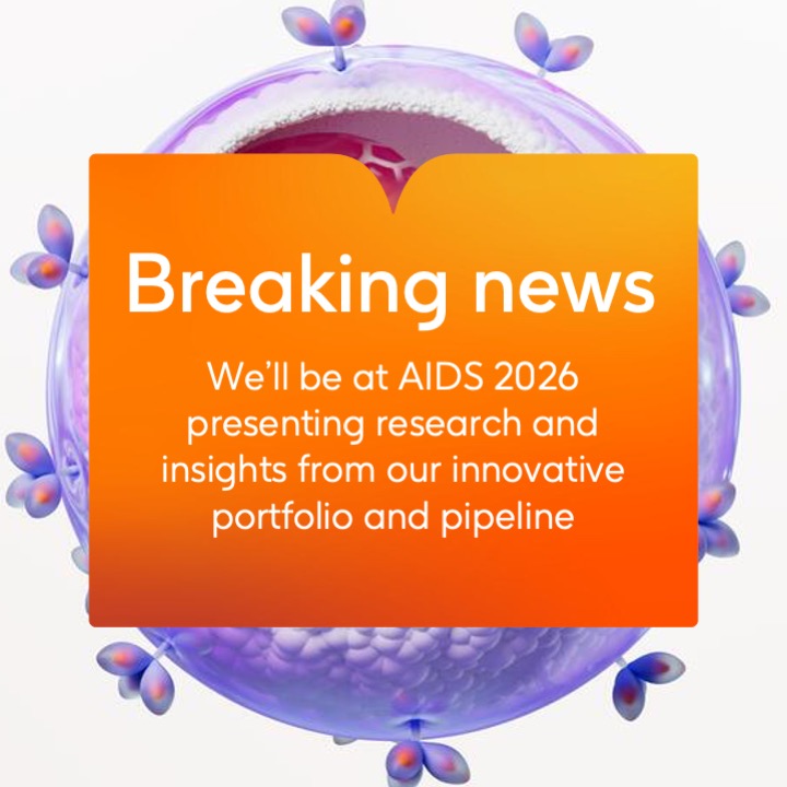 GSK's tweet photo. #News for #Investors and #Media: We’ll be at #AIDS2026 with @ViiVHC, our specialist HIV company, presenting research and insights from our innovative portfolio and integrase strand transfer inhibitor (INSTI)-powered pipeline.

Find out more in the press release: https://t.co/SdjPEQdZc3

Our mission: to leave no person living with HIV behind.