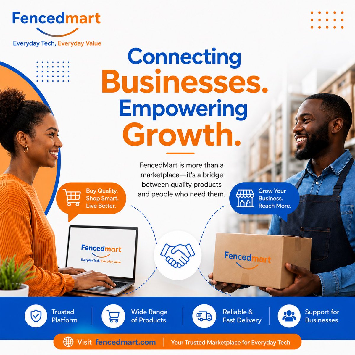 Fencedmart's tweet photo. Selling online is more than listing products—it’s about building trust, reaching the right customers, and growing sustainably.

That’s the future we’re building at FencedMart.

What’s one challenge you’ve faced with online selling? 👇

#Fencedmart #Ecommence #Ghana https://t.co/nnZPG5QrM7