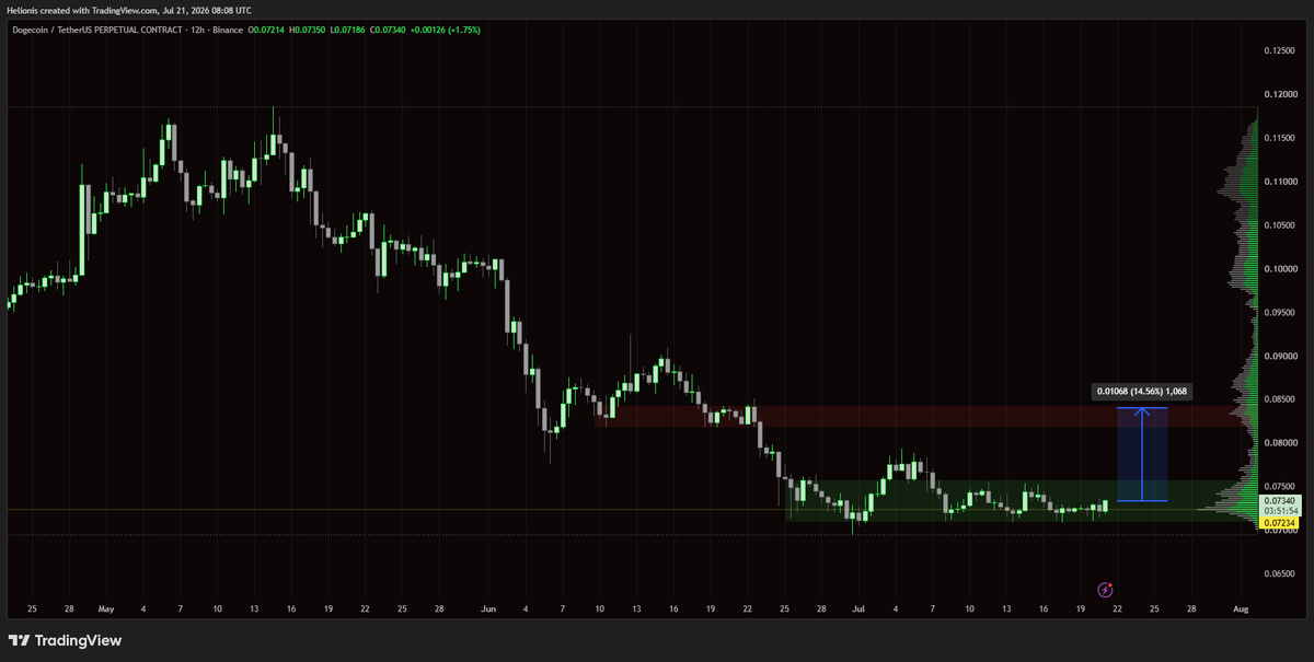 TraderHelionis's tweet photo. Everyone is out there chasing new meme coins, while the OG sleeping giant accumilates on the POC.

Think Elon. 
Think Space X narratives. 
Think 'god.pdf'.

You keep missing the next runner, literally just 100x lev long lmao. Easiest trade 15x of the century. https://t.co/LCWEbAklyO