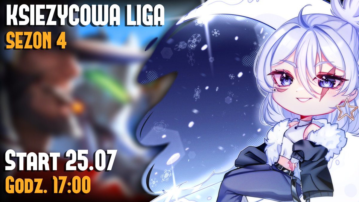 K0RNER_TV's tweet photo. 🏆 KSIĘŻYCOWA LIGA SEZON 4 (OVERWATCH)
============
🏆 START JUŻ 25.07 o godz. 17:00 na moim kanale!
🤍 Lista drużyn biorących udział w turnieju podana w komentarzach tak samo kto na kogo gra dnia pierwszego!
============
🎨 Art z kornerem by @ohidekoja https://t.co/0mvoPrheon