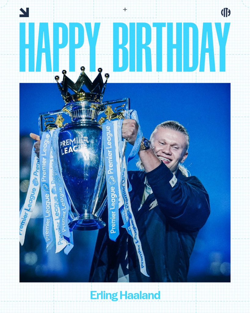 fabulous_43's tweet photo. Wishing @Erling a very Happy Birthday 🎂🩵 https://t.co/xcJZQRkGP5