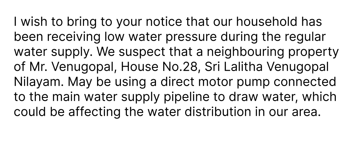 PSaptadeep's tweet photo. We suspect that neighbour building (pic below) may be using a direct motor pump connected to the main water pipeline. We are receiving low water pressure. I request @chairmanbwssb to inspect the matter, verify the cause, and take action if any unauthorised connection is found. https://t.co/jM3P0GzYj1