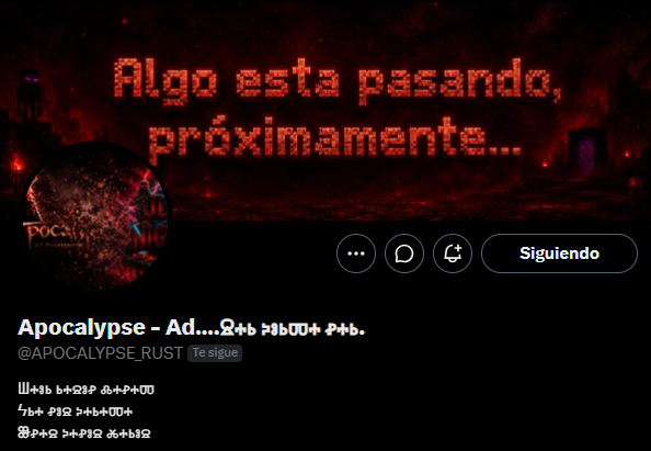 APOCALYPSE_RUST's tweet photo. 👁️ ¿Lo estáis viendo...?

No hemos tocado nada.

O eso creíamos...

Algo está cambiando... y ya es demasiado tarde para detenerlo.

#AlgoEstáPasando #Próximamente #UltimateNightmare #Minecraft #Event #Horror #Survival #Extremo https://t.co/24SEiLkKFg