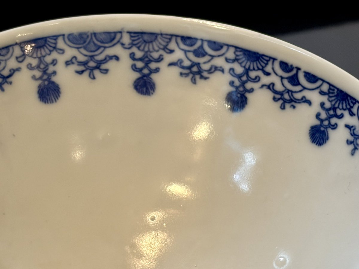 可愛い印判飯茶碗（明治頃/美濃） 入りました🍚 残念ながらお蓋が無い