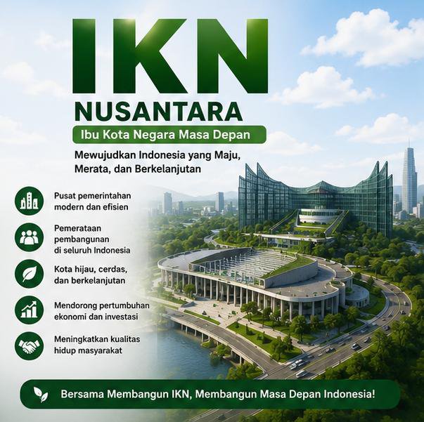 bellavi65's tweet photo. IKN bukan hanya tentang ibu kota baru, tetapi juga tentang pemerataan kesempatan dan kemajuan bersama. Pemerintah Bareng Warga membangun Indonesia yang lebih kuat. #IKN #IndonesiaMaju #PemerintahBarengWarga #BersamaPulihkanSumutAceh https://t.co/F6rqrxr5AH