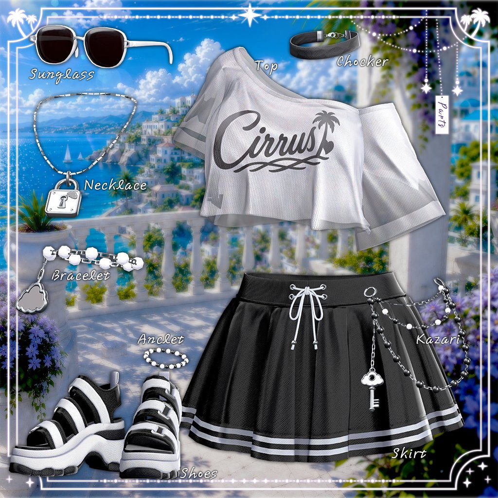 lucavrc0's tweet photo. 𝐍𝐞𝐰 『Cirrus 🌴』 𝐑𝐞𝐥𝐞𝐚𝐬𝐞

♪ ━━━🎉━━━
# RT  EVENT & SALE
♬ ━━━🎁━━━

❤️https://t.co/i7M9TT6U6R

 ♪ RT & Follow ▷ Gifts for 3⃣！Random！
抽選で3名様に ❤️#Booth で[full set] をプレゼント！
〉結果発表 : 2026-07-25(日) 午後中

♬ Release 50% OFF SALE 
【￥2,500】→【￥1,250】- Full Set
【￥1,500】→【￥750】- Single
~2026-07-27(月) 午前

Video 📽️
https://t.co/Rb6AbK3BC2

18 アバター対応
しなの │ラムネ │ ミルティナ │マヌカ
愛梨 │ミルフィ  │ エク │まよ
ライム │ シフォン │ ショコラ │ プラム
瑞希 │ ルルネ │ 真央 │ リリカ
海咲│まめふれんず