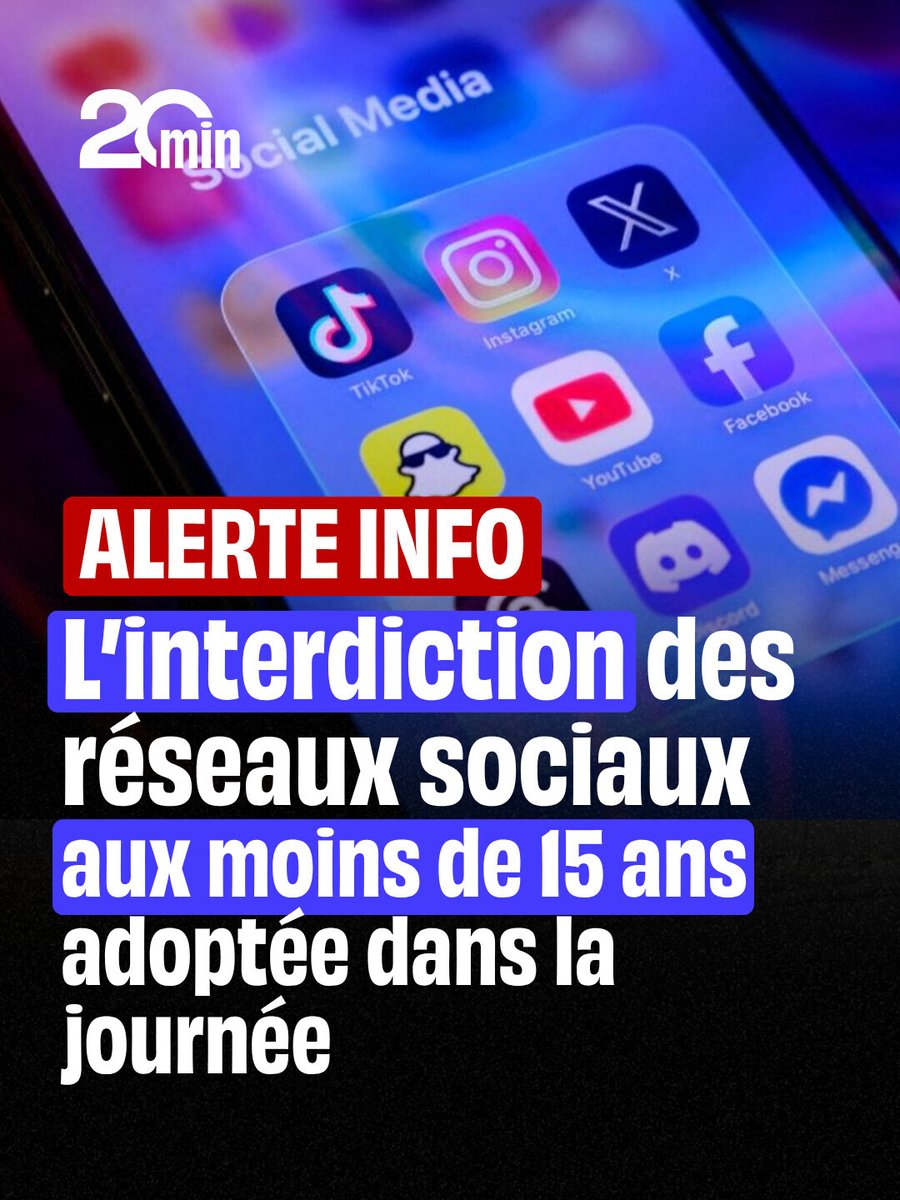 20Minutes's tweet photo. 🔴 [ALERTE INFO]
➡️ https://t.co/WMgNzjvlsA https://t.co/r0IkEsziB3