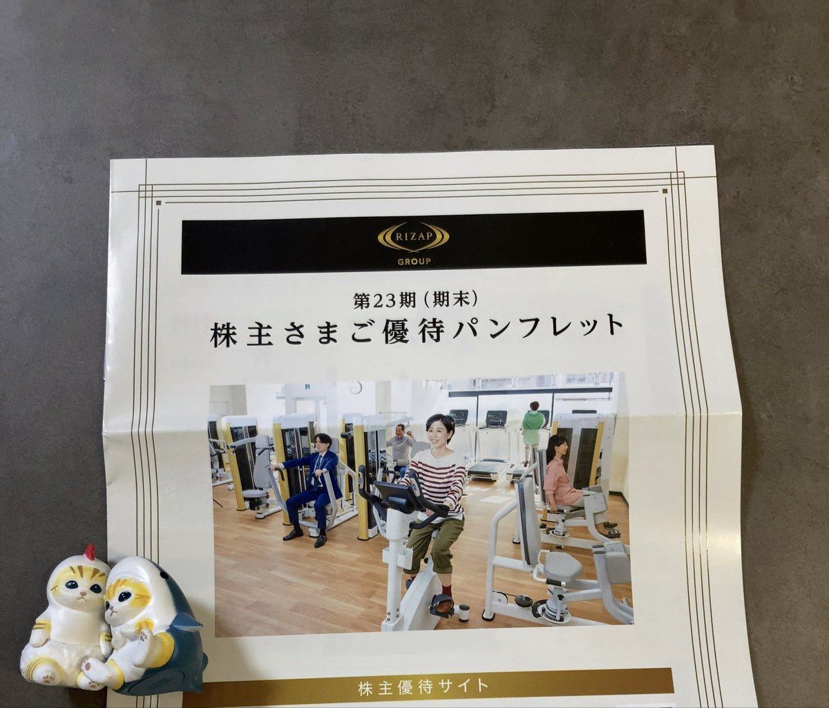 latteham's tweet photo. ライザップ
400株昨年も現物で持っていたけど、一度売却してしまい今年も400株現物で優待を確保したせいで、株主優待の注文は7月24日から…欲しいの残っているかな…因みに今年も一年保有を忘れてしまい既に売却済み…😱 https://t.co/ndxxz2jLBp
