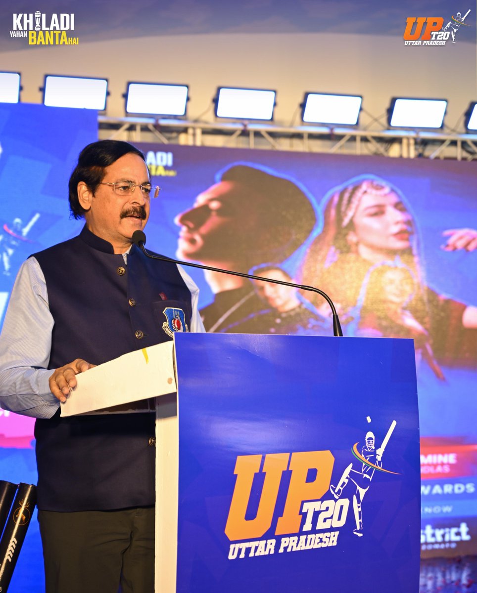 t20uttarpradesh's tweet photo. Mr. Prem Manohar Gupta, Honorary Secretary, UPCA, shares his thoughts on the upcoming UPT20 Season 4.

#UPT20 #KhiladiYahanBantaHai #IssBaarSeason4 #OpeningConcert https://t.co/tzIwjIplLF