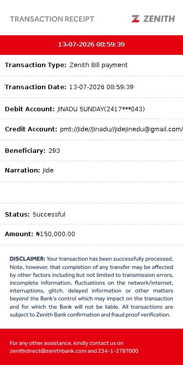 AdejinleM's tweet photo. @ZenithBank for over a week your customer service as yet to get feedback from your partnership....and they dey can't tell me where my money is , you can do better, we believed in @ZenithBank  more than this treatment I'm getting from you... Please act to this and refund me. https://t.co/33n2lA9aYt