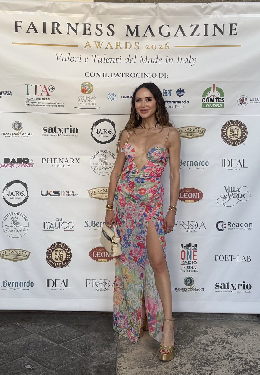 FrancescaMethod's tweet photo. An evening celebrating the excellence of Made in Italy at Fairness Magazine Awards against the breathtaking Piazza del Campidoglio in Rome. It was an honour to be part of an event that recognises people, brands and visionaries who continue to elevate Italian culture 🇮🇹 https://t.co/7KGw8ral3X