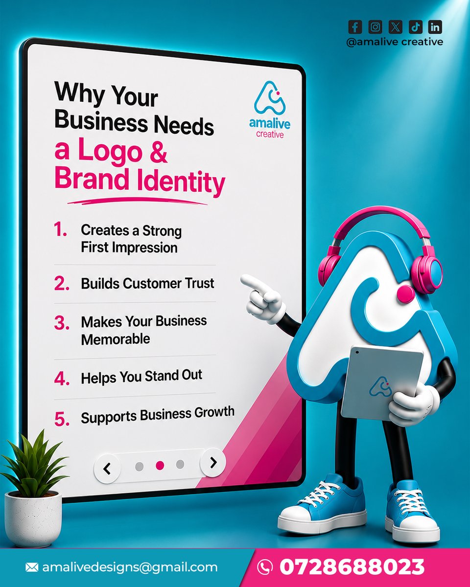 AmaliveDesigns's tweet photo. Customers notice your brand before products.
First impressions influence buying decisions daily.
Professional branding creates trust and confidence.

Grow with branding that delivers results.
 Let's build together.

#amalivedesigns #amalivecreative #branddesign #brandidentity https://t.co/oboatzio9S