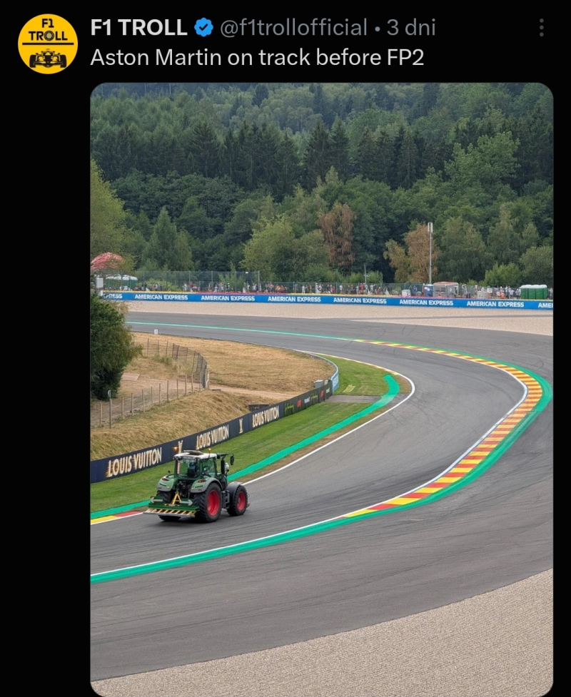 powrotroberta's tweet photo. Obrodziło memami po GP Belgii! Obejrzyjcie całą galerię tutaj - https://t.co/bVaOVv7i86

#F1pl #Elevenf1 https://t.co/5sDcwxqJVA