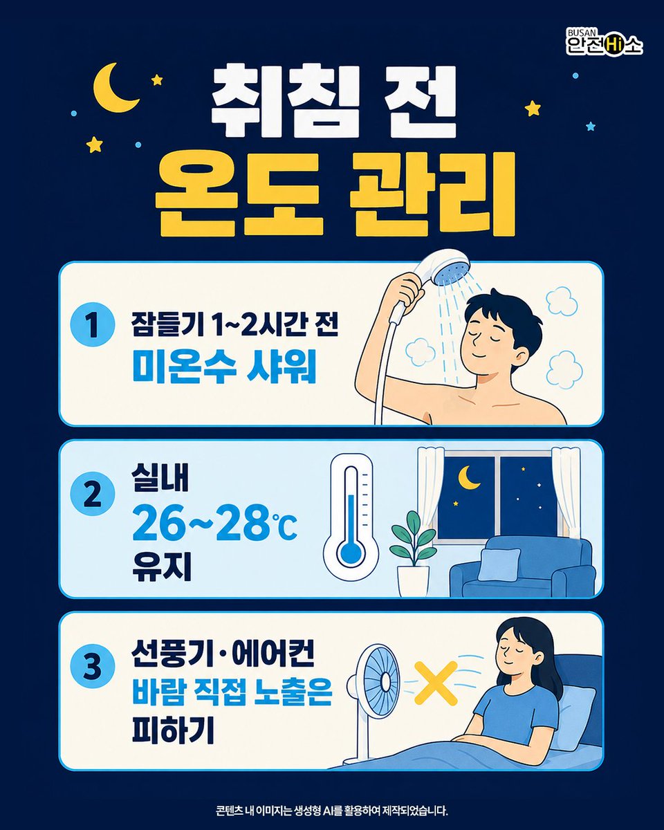 safehighso's tweet photo. #안전하이소 #재난안전 #열대야 #수면건강 #숙면 #불면증 #여름철건강 https://t.co/dcfXh1YMOZ