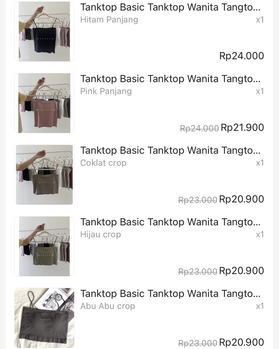 berburushopee's tweet photo. akulah si pemburu tanktop 20ribuan itu… https://t.co/nMRaYfSG3J
