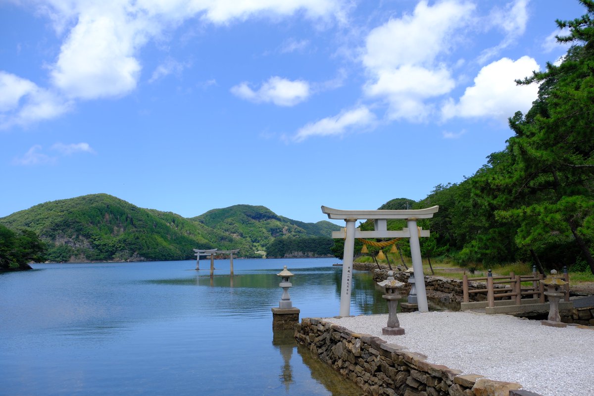 RRysrrrr's tweet photo. 対馬市　#和多都美神社 https://t.co/Edy2CH7U0C