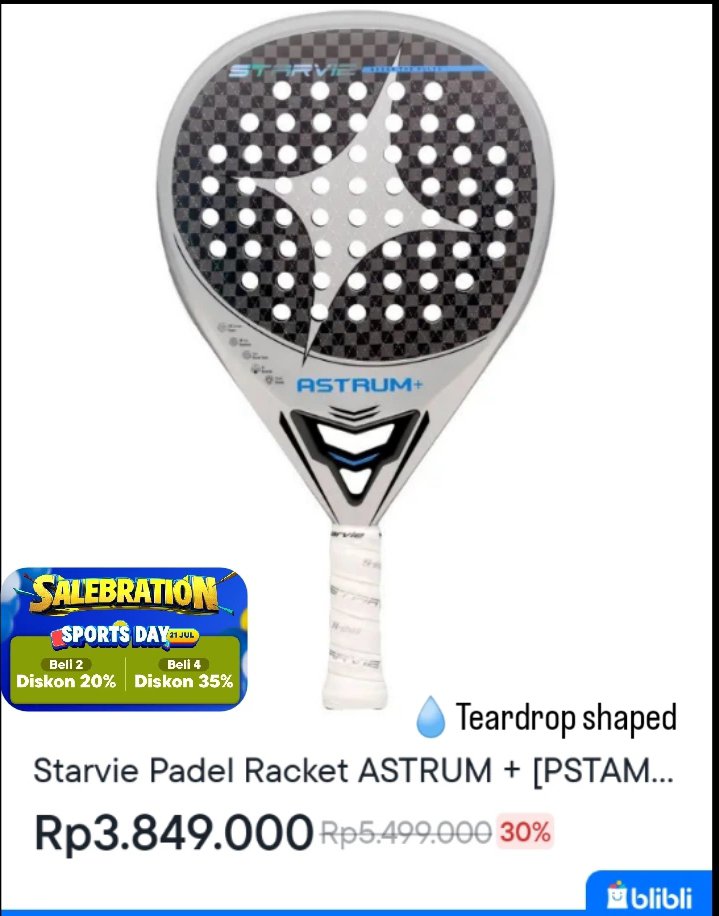 wardhani911's tweet photo. Find Padel Rackets
HIROSTAR Aurora25
https://t.co/fy3BjsHkM7
TECNIFIBRE Wall Master
https://t.co/TzZzcZcKVy
STARVIE Astrum
https://t.co/JWjlNnrlsY
SKULL V2050 24K
https://t.co/zQ7SDKagVQ
BULLPADEL XPlo
https://t.co/7RVn28iKe0 https://t.co/XUMQrTEVni