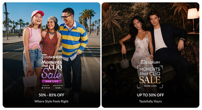 BWIndia's tweet photo. Your favourite brands, one big celebration: Tata CLiQ's Moments that CLiQ Sale

@TataCLiQFashion #ecommerceplatform #CLiQSale #TataCLiQLuxury 

https://t.co/ioNvR7JBpu https://t.co/CmqqeR0ppN
