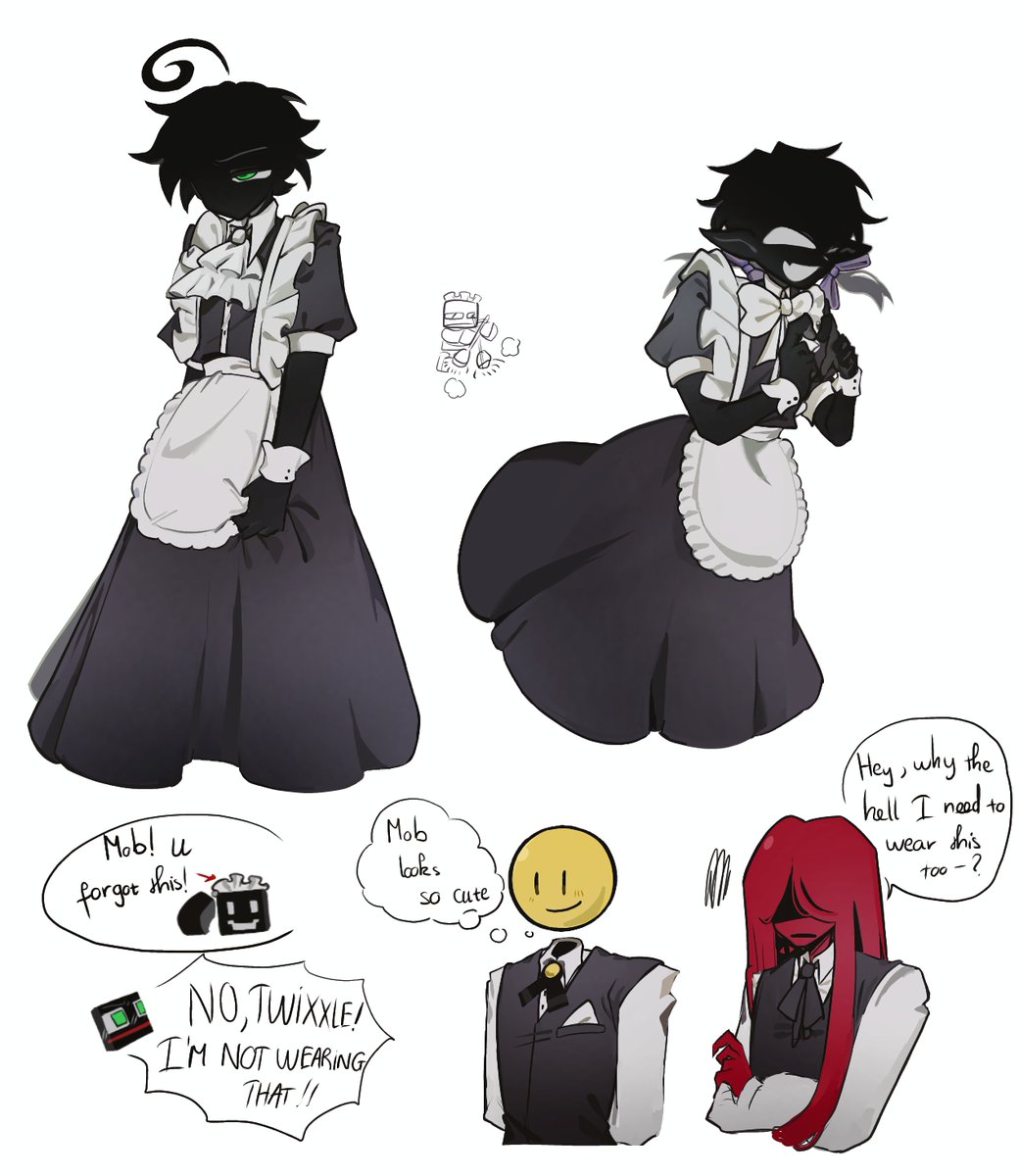 Uko147007276621's tweet photo. Maid Mob and Twixxle
                  &amp;
Butler Verity and Creator
( No more tag-) https://t.co/IAvS2VVqJc