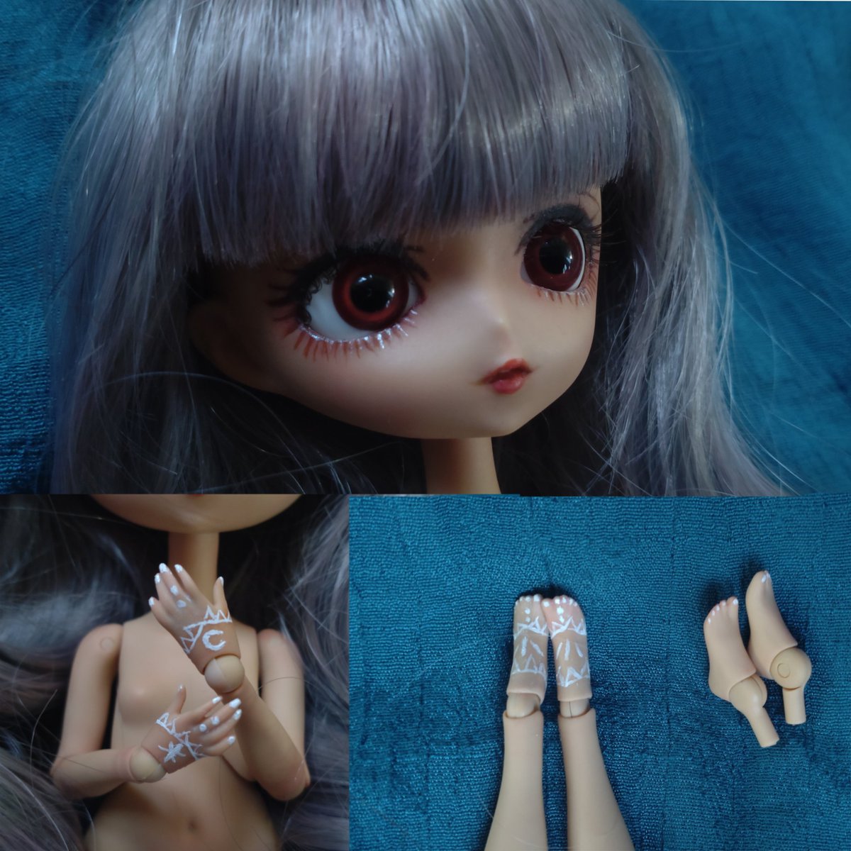 onchocerca_966's tweet photo. こちらの子をヤフオクに出品しましたー！初オークションなのでドキドキ

魔術師をイメージした可愛い子です
こちらのウィッグとグラスアイ2種がセットにつきます！
期間は7日間になってるので、見ていただけたら嬉しいです！

＃ハルモニアブルーム
＃Harmoniabloom
#六価亭 

https://t.co/YfwWCGz4bm https://t.co/xu9i9Xfbn4