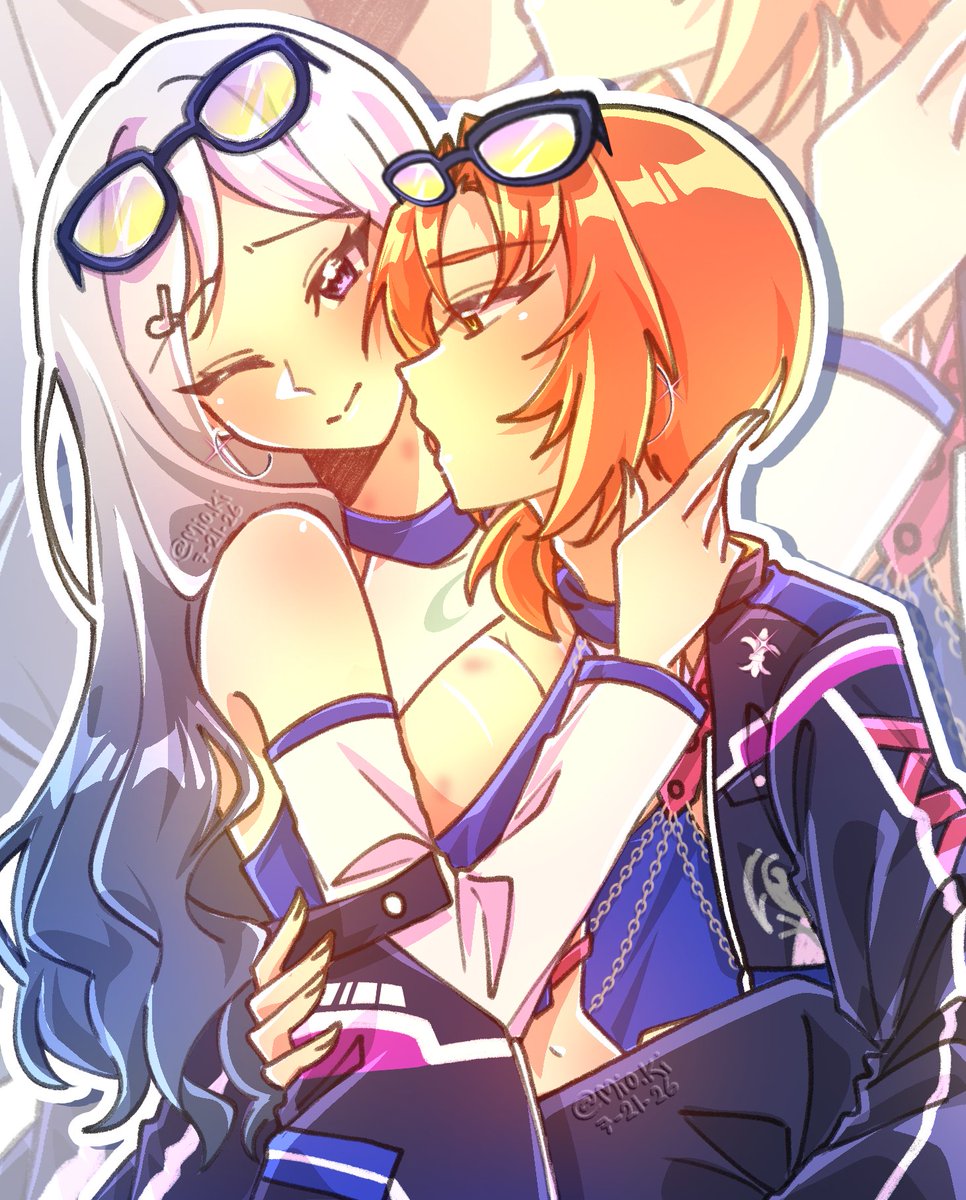 tsukinagasgf's tweet photo. // suggestive

[ #TsukiLeo☀️🌙 ]

[ MM Tricknights Event Story Lost Episode ]

🌙: Le-Leo-kun... 
☀️: Don't hide this masterpiece I made, Mochi. It's not just music I want to imprint on a paper. It's you. Let everyone know you belong to me.

🎨: @Meeokei 

#enstarsyume #enstarsoc https://t.co/Tfjqitg4fS