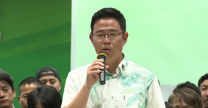 dav2000m's tweet photo. 沖縄県知事選に古謝玄太氏が立候補表明　普天間基地の辺野古移設は“容認” https://t.co/cVV5252H2m