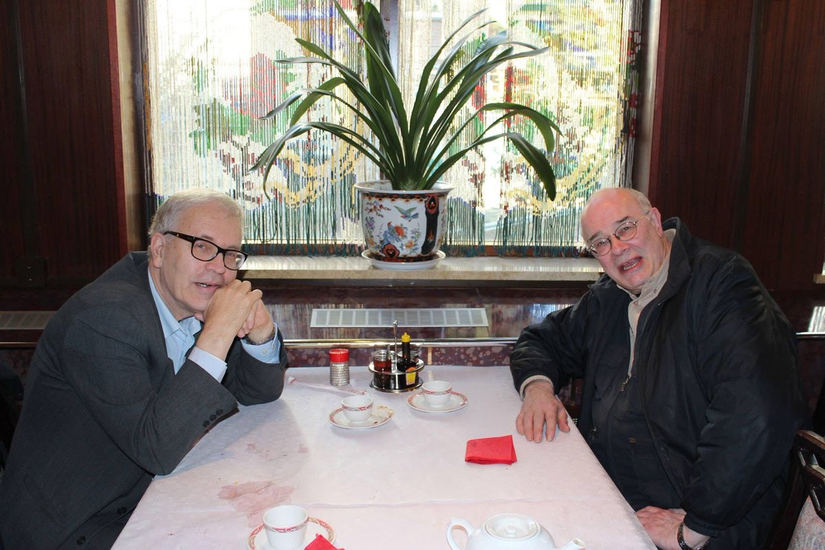 NeilMcGFilm's tweet photo. This is a picture I took in 2012 at #IFFR where #PetervonBagh was being honoured with a tribute to his film career and #TonyRayns was a programmer for the festival. 

I introduced Peter to Tony over a lunch at the festival. Two dear friends now sadly no longer with us. https://t.co/oP7MA4vZya