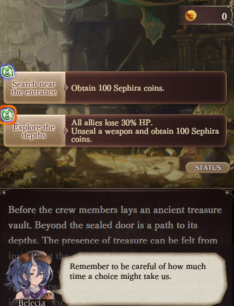 granblue_en's tweet photo. Our first Evoking Solomonis expedition, a thread:

The Tutorial costs 0 AAP, and walks through the basic concepts of Evoking Solomonis. https://t.co/c8NzuD73Sl