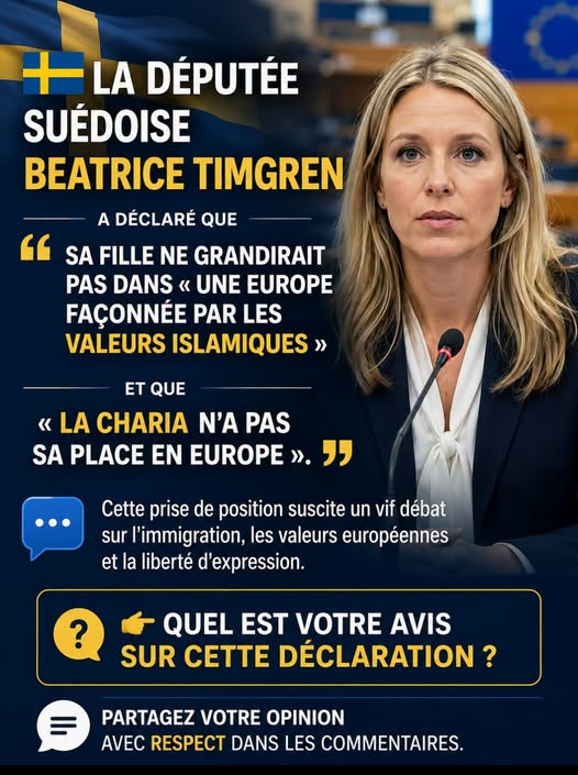 PhilsudOuest's tweet photo. #France #Europe #Actualité #Suède #BeatriceTimgren #Politique #Immigration #Débat #ValeursEuropéennes #FranceNews #InfoFrance #Société #LibertéDExpression #DernièreMinute https://t.co/kly5LUYBbw