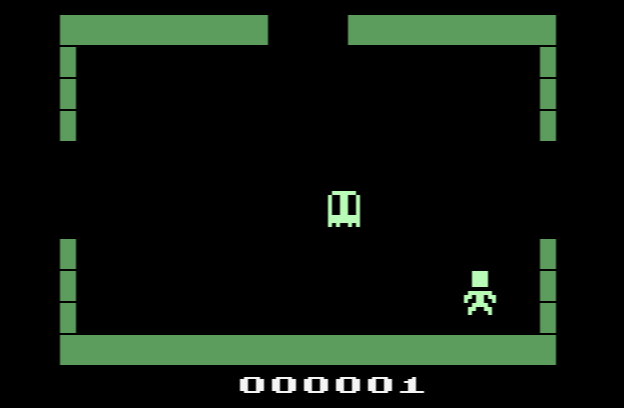 brewotakumag's tweet photo. Eidolon (2026) by Oshen7876 for Atari 2600. Outrun a pickup ghost through endless rooms but stay in one room too long and it gets too fast to escape. A debut that sticks to the bare essentials.

🎁 https://t.co/iFWBrZBxlR

#homebrew #atari2600 #retro #game #eidolon https://t.co/8kNL4uLoow