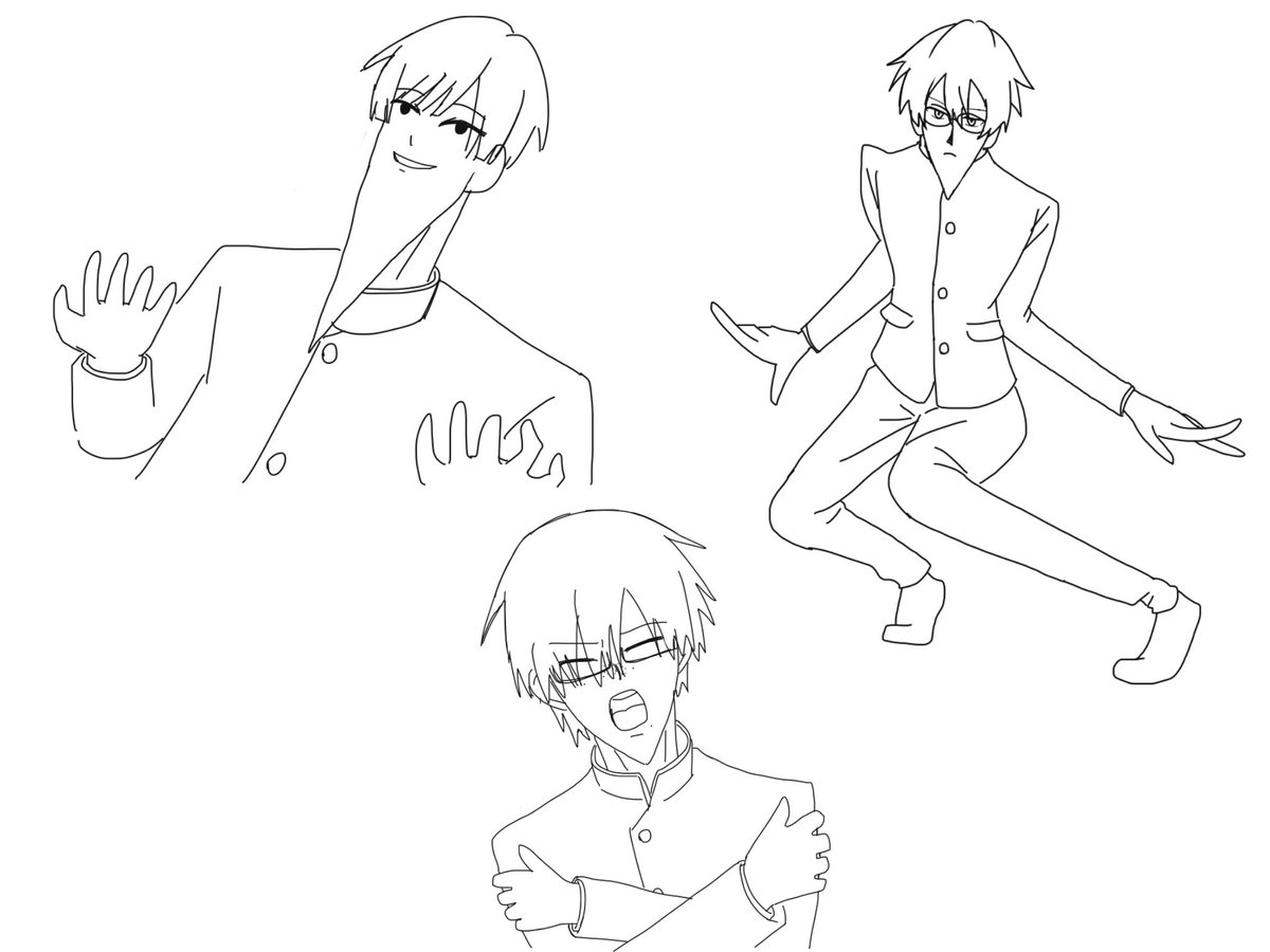 n0skbe_Ramen's tweet photo. 実は是多高生でハンサムﾊﾟﾛ描いてたりする https://t.co/G5MSVZaLNb