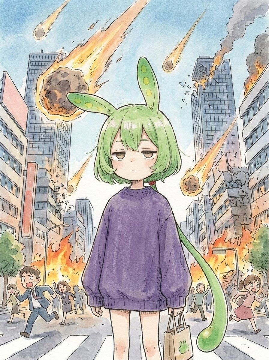 主人公補正で絶対無事なのだ