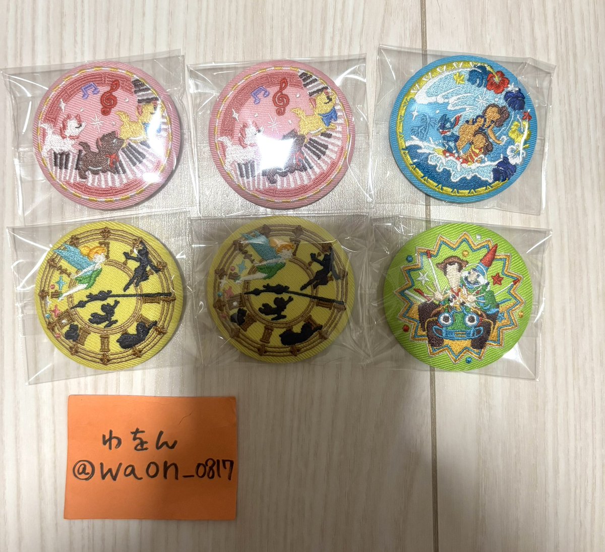 waon_0817's tweet photo. 【交換】ディズニー ビスケット Disney characters Biscuit2 第2弾 刺繍缶バッジ 

譲）おしゃれキャット、スティッチ、ピーターパン、トイストーリー、リメンバーミー、(ラプンツェル、シンデレラ)

求）画像3💕＞💖＞💙
画像1は💕との交換のみ
💙は💕.💖含める交換のみ

お気軽にお声掛けください https://t.co/8XPOzScUbT