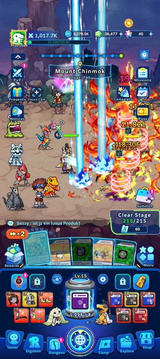 DigitalHazard's tweet photo. Me: On stage 740  

Afk mission: "Have you beat stage 215?"  

Who the fuck designed this pacing? https://t.co/gImWvmycM5