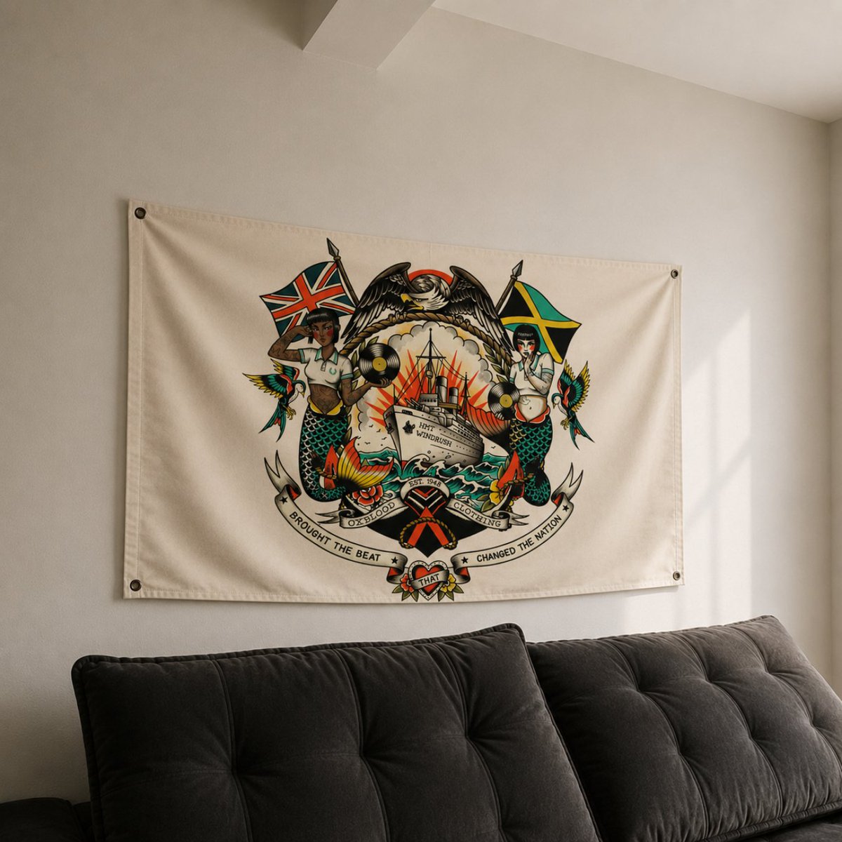 OxbloodClothing's tweet photo. A history on your wall.
#OxbloodClothing #WindrushGeneration #SkaLife #ReggaeRoots #SkinheadStyle #WallFlag #StreetCulture https://t.co/CtAwr5BrMF