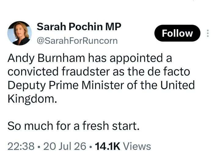 dave43law's tweet photo. Does she have any awareness of what is happening within her own Party whatsoever............ https://t.co/w4tw2hgQI8