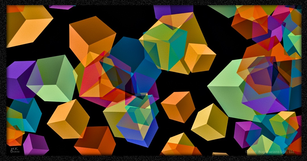 MartyByk's tweet photo. "The Escape"
Original Non AI Digital Art by Monte' X. Burke ©2026 Bug Barians Ltd., LLC.
#Non AI Art #digital art #bug barians #monte’ x. burke #tiny art #modern art #no ai #escape#contemporary art #abstract art #cubes #geometric ar https://t.co/SlFplNBc2g