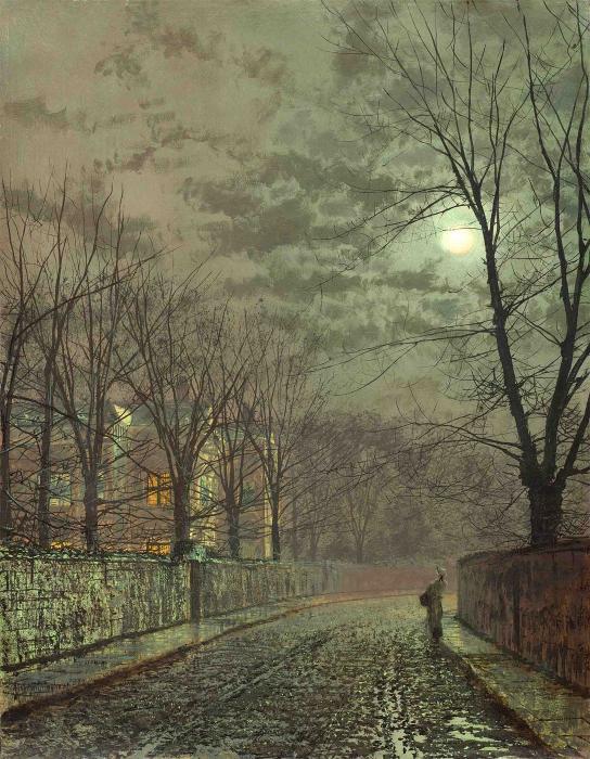 artistgrimshaw's tweet photo. Under the moonbeams, Knostrop Hall #artbots #grimshaw https://t.co/7MLcgrLe7C