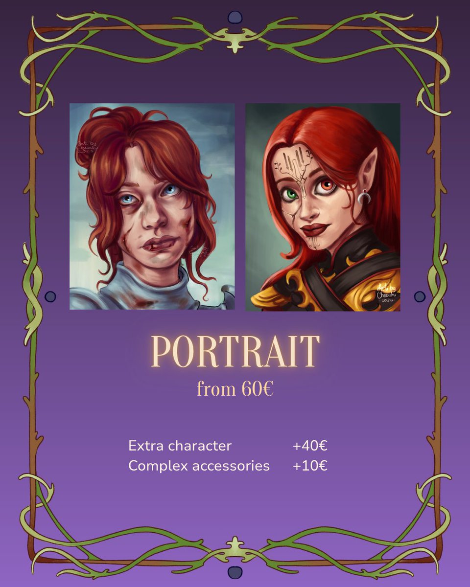 chev_ah's tweet photo. A reminder I am still having commissions open for the summer 🌞

I draw fantasy / historical characters in semi-realistic artstyle. If you need a DnD character or illustration with background feel free to reach out! 

#vgen #dndart #fantasy #artshare #artmootsㅤㅤㅤㅤ https://t.co/gZMwdJ7RdL