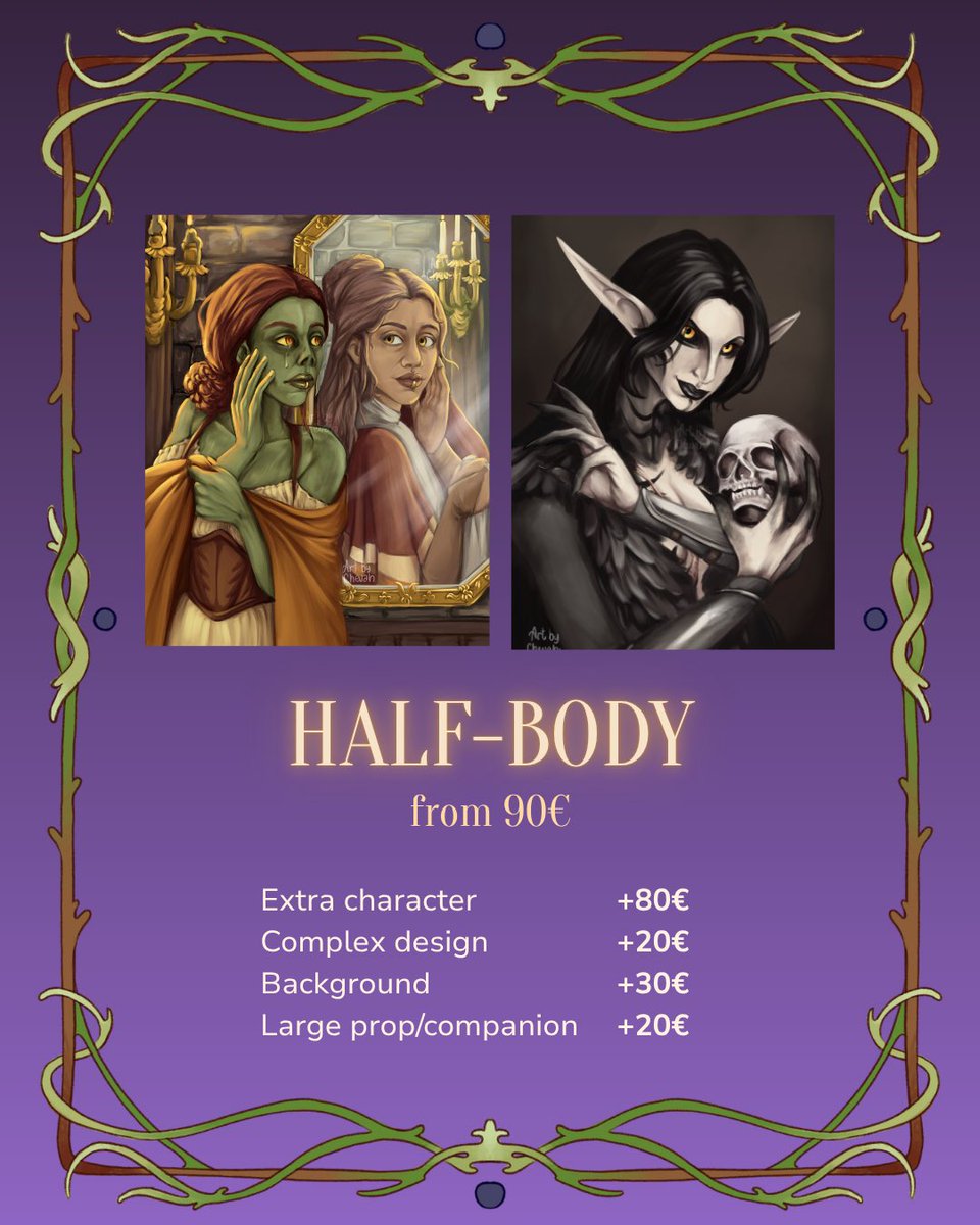 chev_ah's tweet photo. A reminder I am still having commissions open for the summer 🌞

I draw fantasy / historical characters in semi-realistic artstyle. If you need a DnD character or illustration with background feel free to reach out! 

#vgen #dndart #fantasy #artshare #artmootsㅤㅤㅤㅤ https://t.co/gZMwdJ7RdL