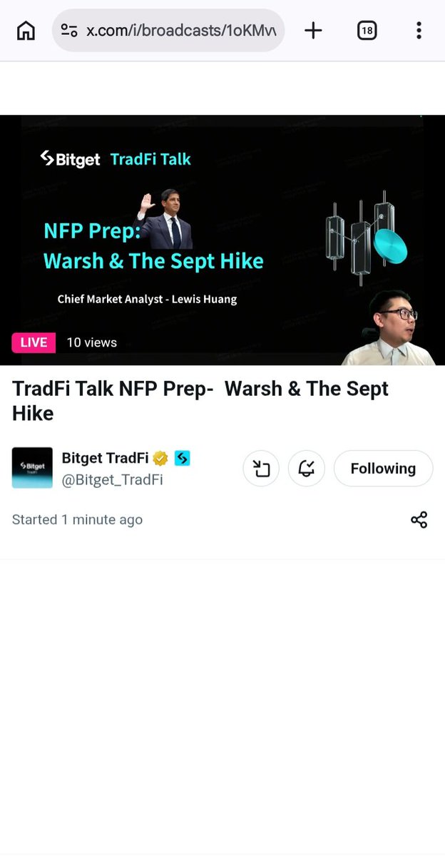 bumpkin177's tweet photo. @Bitget_TradFi Understanding the reasoning behind market moves is more valuable than simply following the headlines. Joined the discussion. https://t.co/exbjObLHFI