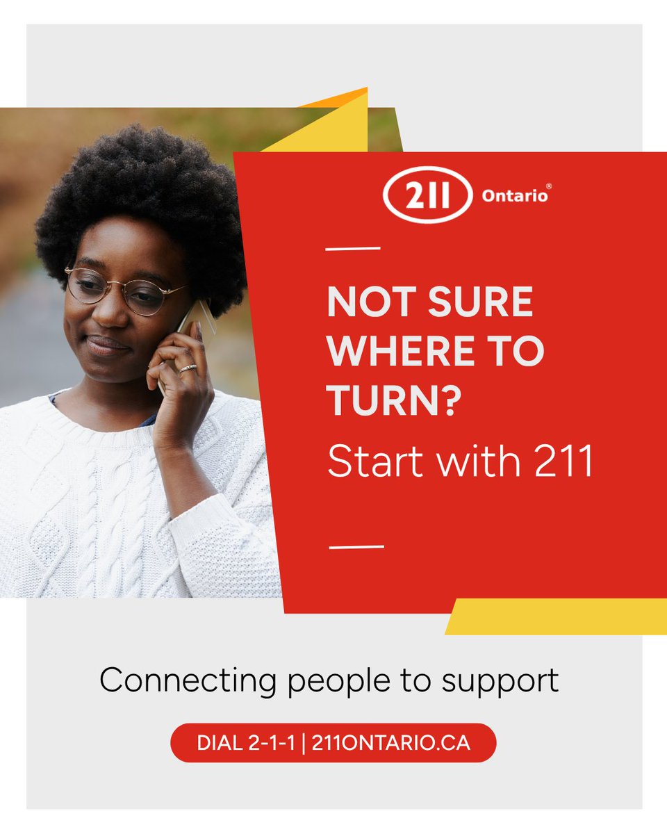 211Ontario's tweet photo. Need help? 211 offers free, confidential 24/7 support for food, housing, and mental health. π 2-1-1 or visit π https://t.co/0z7jq4bKv8 #211Ontario #HelpStartsHere #FindHelp #SocialServices #OntarioCommunities #CommunitySupport https://t.co/RRBHiKtRFm