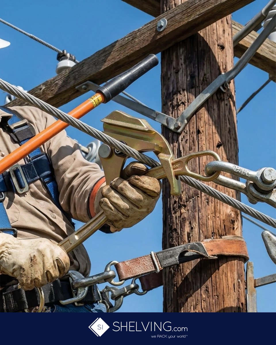 ShelvingDotCom's tweet photo. The Klein Parallel Jaw Grip (4600 Series) is built for maximum pulling power without damaging your cable. Tough, reliable, and proudly Made in the USA.
Shop Klein Tools today!
https://t.co/fECC5DQu3E
#ToolTuesday #KleinTools #LineLife #Lineman #ConstructionLife #MadeInUSA https://t.co/Wg7uaZCE6h