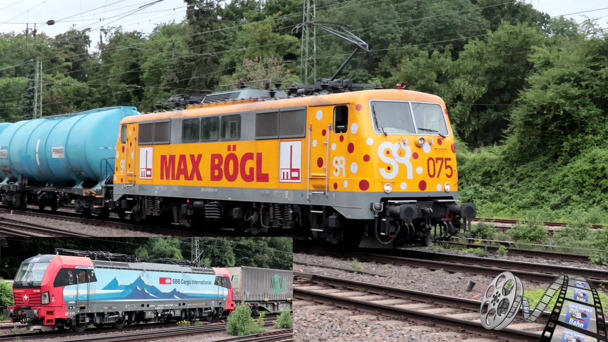 Gerd_N_Bahner's tweet photo. Einige schöne #Zugbegegnungen u.a.
die #SmartRail / Max Bögl #BR111 075-8 und
IC2 und #LokRoll #SBBCargo die
6193 465-2 D-SIEAG
Link zum Video -> https://t.co/dDALFrLhRL
#trainspotting #Zuggucken #eisenbahn #bahn #train #freighttrain #cargo #güterzug https://t.co/UJpFwZBk6B