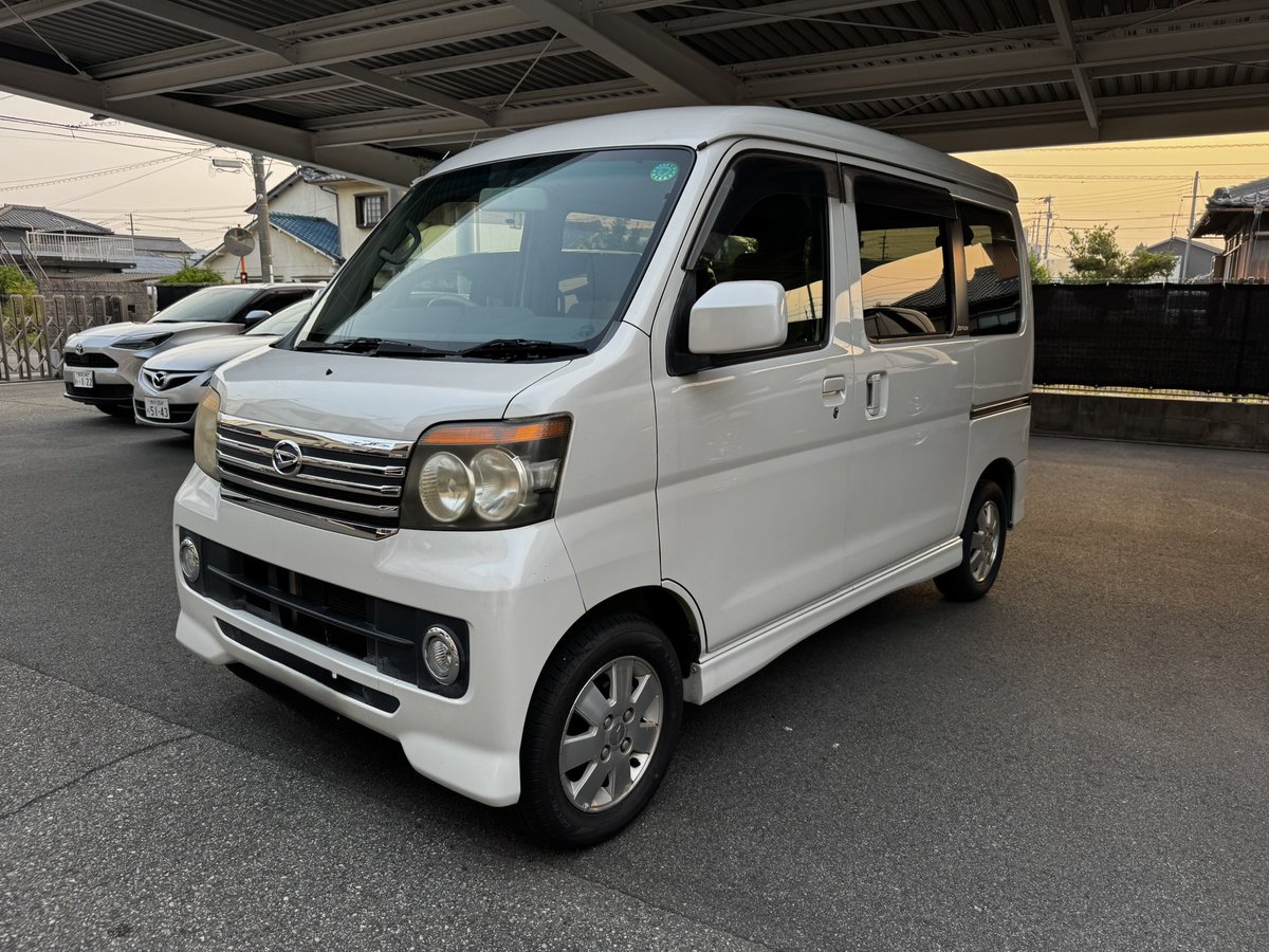 DKawanoll's tweet photo. アトレーワゴン　カスタムターボRS
H23年式
148.000km
車検　R8年11月まで
ナビ、ETC付き
36万円‼️ https://t.co/oI5NrxbV0b
