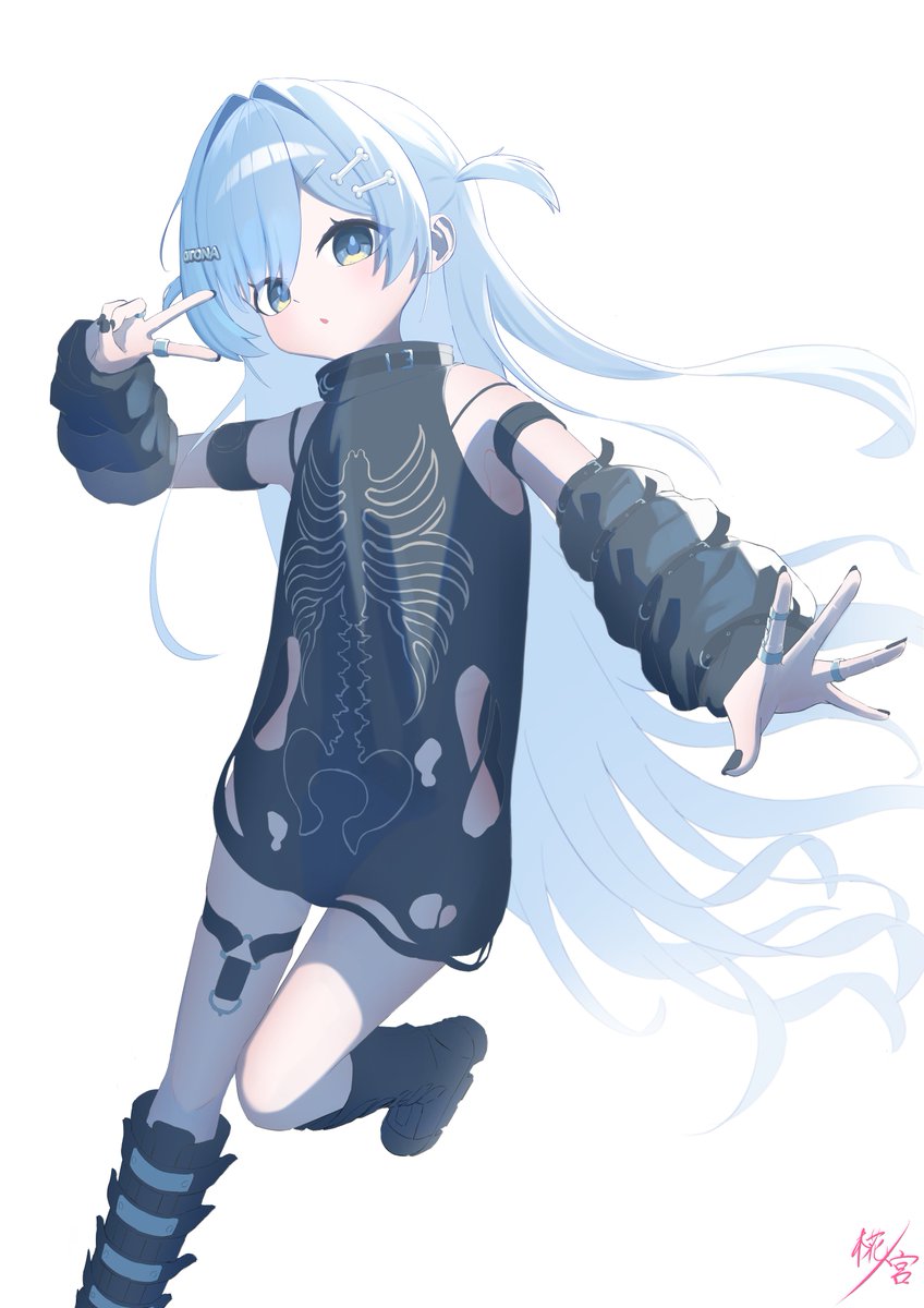 Momiji_no_Miya's tweet photo. くろむちゃん💀⛓
#くろむアーツ https://t.co/PaYnuNd28T