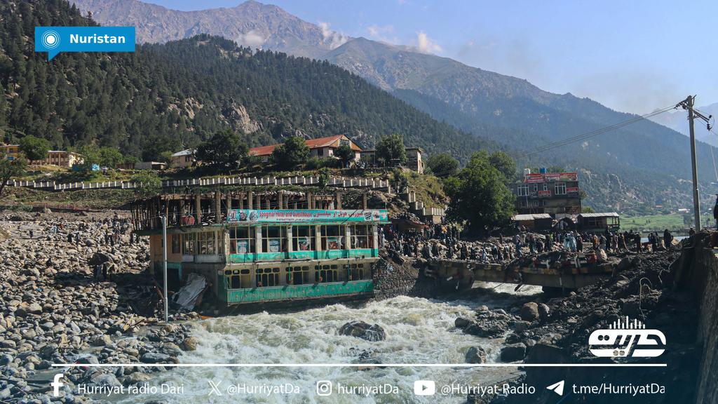 HurriyatEN's tweet photo. Hope amid the ruin.
Rescue operations press on in Nuristan as communities reel from deadly floodwaters. 

📷: Hurriyat Radio reporter

https://t.co/aMRJZpvi2z https://t.co/kllDeMr4hD